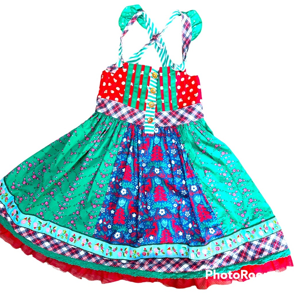Matilda Jane Holly Days knotted Tunic dress.